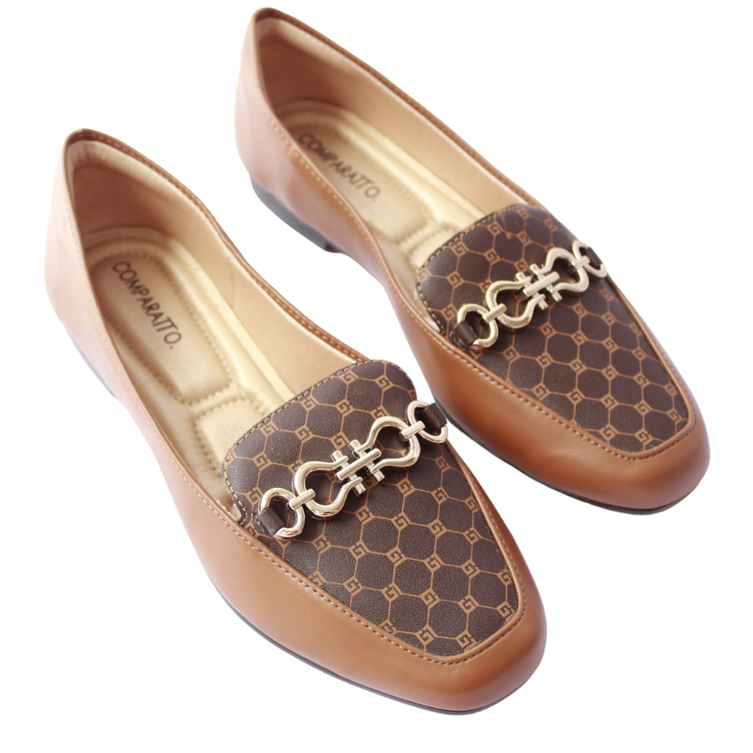 Mocassim Caramelo Com Detalhes
