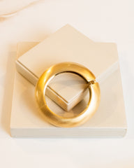 Bracelete Bold Dourado Fosco