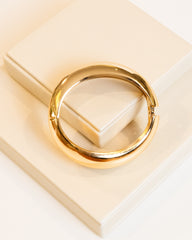 Bracelete Bold Abaulado Dourado