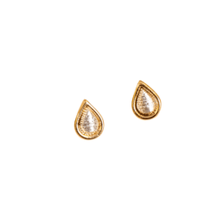 Conjunto Colar e Brincos Gota Ouro
